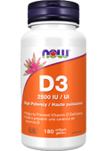 Vitamin D3 2,500iu - 180 Softgels