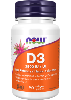Vitamin D3 2,500iu - 90 Softgels