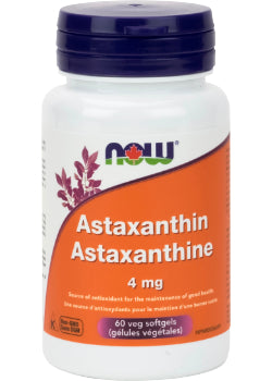 Astaxanthin 4mg - 60 Veggie Softgels + BONUS