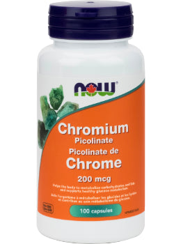 Chromium Picolinate 200mcg - 100 Caps
