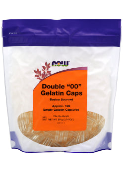 Empty Gelatin Caps "00" - 750 Caps