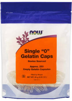 Empty Gelatin Caps "0" - 250 Caps