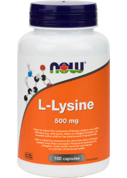 L-Lysine 500mg - 100 Caps