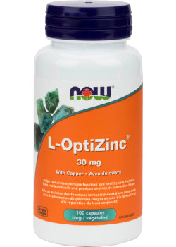 L-OptiZinc 30mg (With Copper) - 100 V-Caps