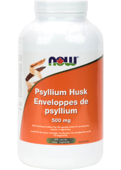 Psyllium Husk Caps 500mg - 500 Caps
