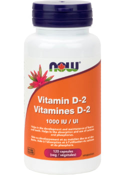Vitamin D2 1,000iu (Vegan) - 120 V-Caps