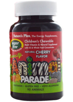 Animal Parade Children's Multivitamin (Sugar Free Cherry) - 90 Chew Tabs