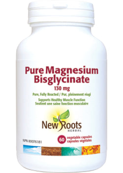 Pure Magnesium Bisglycinate 130 mg - 60 V-Caps