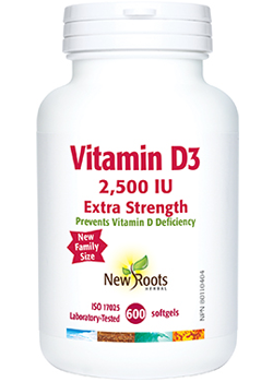 Vitamin D3 2,500iu Extra Strength - 600 Softgels