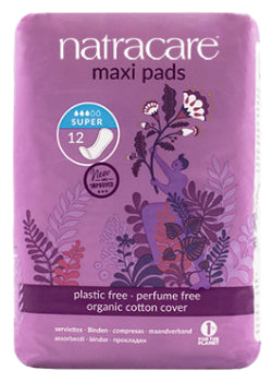 Maxi Pads (Super Without Wings) - 12 Pads