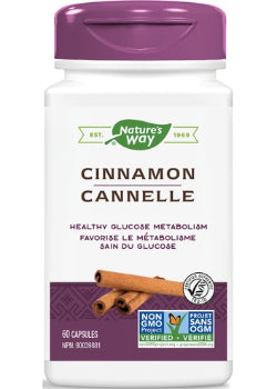 Cinnamon 500mg - 60 Caps - Nature's Way