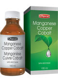 Manganese-Copper-Cobalt Trace Minerals - 100ml