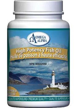 High Potency Fish Oil - 90 Softgels