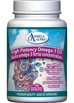 High Potency Omega-3 Oil - 100 Softgels