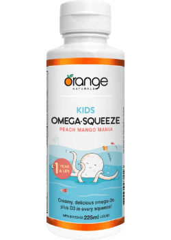 Kids Omega Squeeze (Peach Mango Mania) - 225ml