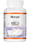 Kids Zinc + C Chewables (Delicious Orange) - 90 Chew Tabs
