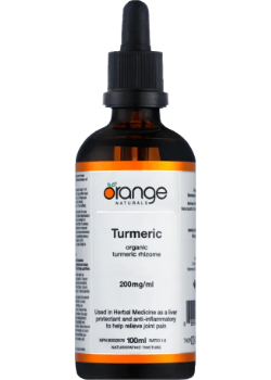 Turmeric 200mg (Organic) - 100ml- Orange Naturals