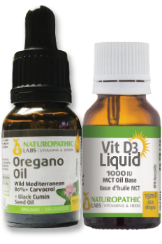 Oregano Oil & Vit D3 Liquid DUO - 15 + 15ml
