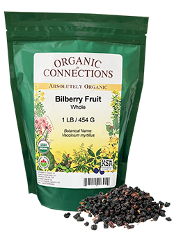 Bilberry Fruit (Organic Whole) - 454g