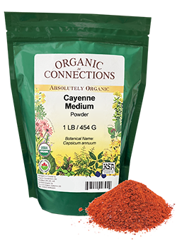Cayenne Medium (Organic Powder) - 454g