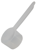 Clear Plastic Measuring Tea Scoop - 1oz Scoop