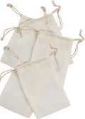 Cotton Drawstring Bags - 6 Bags