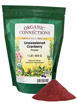 Cranberry Unsweetened (Organic Powder) - 454g