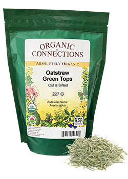 Oat Straw Green Tops (Organic Loose) - 227g
