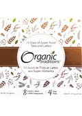 12 Days Of Organic Traditions Super Food Teas And Lattes Advent Calendar (Variety Packet) - 12 x 2 Servings