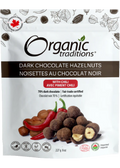 Dark Chocolate Hazelnuts Covered With Chili (Organic) - 227g