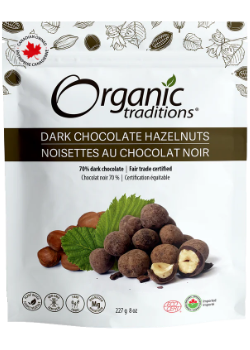 Dark Chocolate Hazelnuts (Organic) - 227g