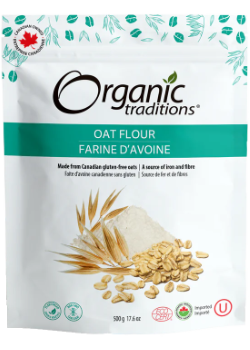 Oat Flour (Organic) - 500g - Organic Traditions