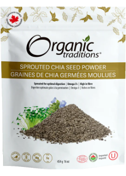 Sprouted Chia Seed Powder (Organic) - 454g