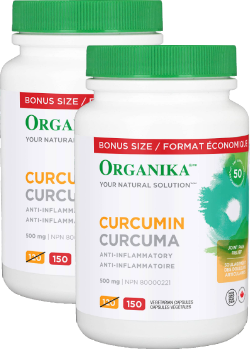 Curcumin 500mg - 150 + 150 V-Caps (2 For Deal)