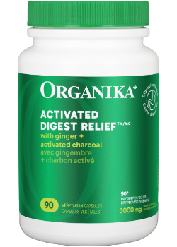 Digest Relief Ginger With Activated Charcoal - 90 V-Caps