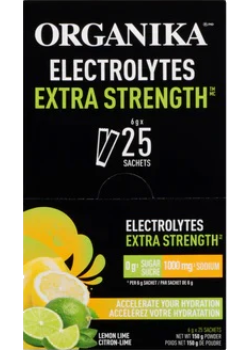 Electrolytes Extra Strength (Lemon Lime) - 6g x 25 Sachets