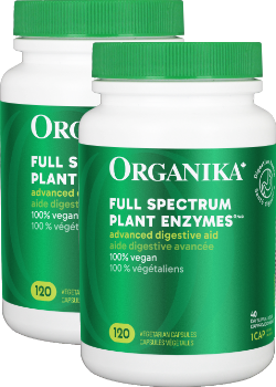 Full Spectrum Plant Enzymes 500mg - 120 + 120 V-Caps (2 For Deal)