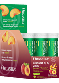 Instant C, D, Zinc Immunity Effervescent (Peach) - 8 Tubes x 10 Tabs