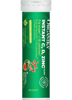 Instant C, D, Zinc Immunity Effervescent (Watermelon) - 10 Tabs