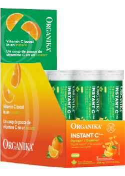 Instant C Effervescent (Orange) - 8 Tubes x 10 Tabs