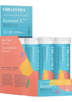 Instant C Effervescent (Peach Mango) - 8 Tubes x 10 Tabs