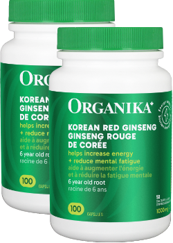 Korean Red Ginseng 500mg - 100 + 100 Caps (2 For Deal)