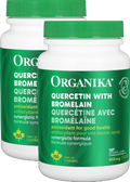 Quercetin W/ Bromelain 500mg - 120 + 120 Caps (2 For Deal)