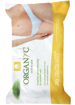 Organic Cotton Intimate Wipes - 20 Pieces