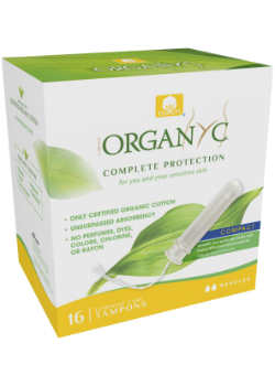 Compact Cotton Tampons (Regular) - 16 Pieces