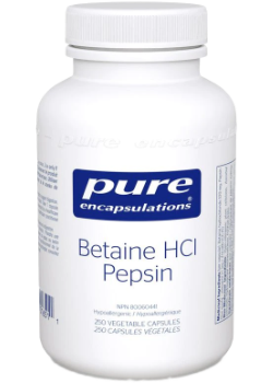 Betaine HCL Pepsin - 250 V-Caps