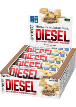 Diesel New Zealand Protein Bars (Chocolate Chip Cookie Dough) - 12 x 50g