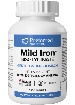 Mild Iron Bisglycinate - 150 Caps