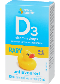 Delicious D Vitamin D3 400iu For Babies - 15ml + BONUS