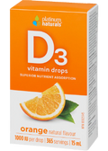 Delicious D Vitamin D3 1,000iu (Orange) - 15ml + BONUS